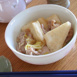 鶏肉とはんぺんの煮物